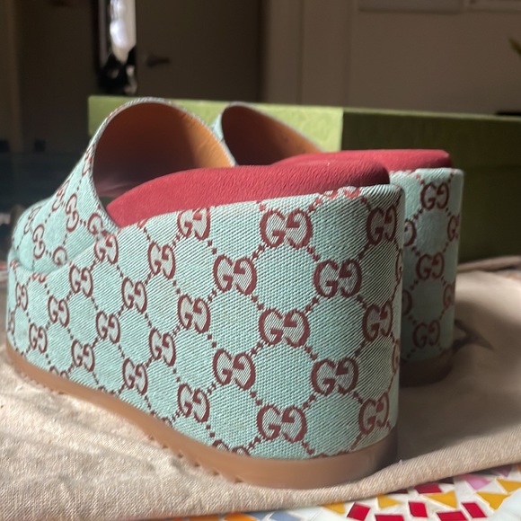 Gucci canvas wedges - Picture 5 of 7